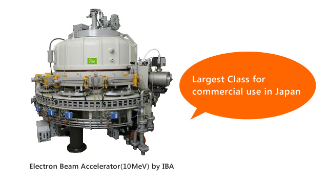 E-beam Accelerator(10Mev) by IBA